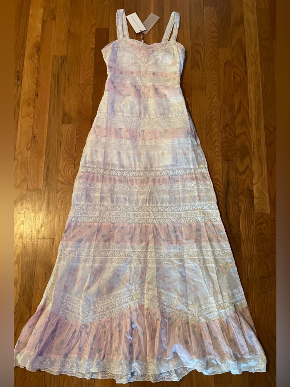 LoveShackFancy Carwen Dress pink bliss NWT size 00